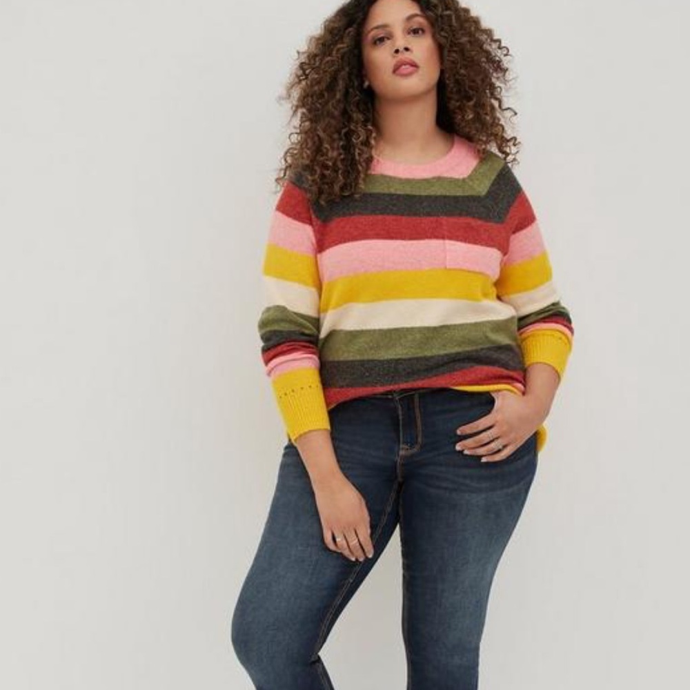 Torrid Vegan Cashmere Pullover Raglan Sweater 3x